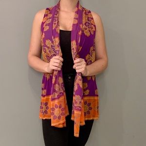 INC sheer vest size XS